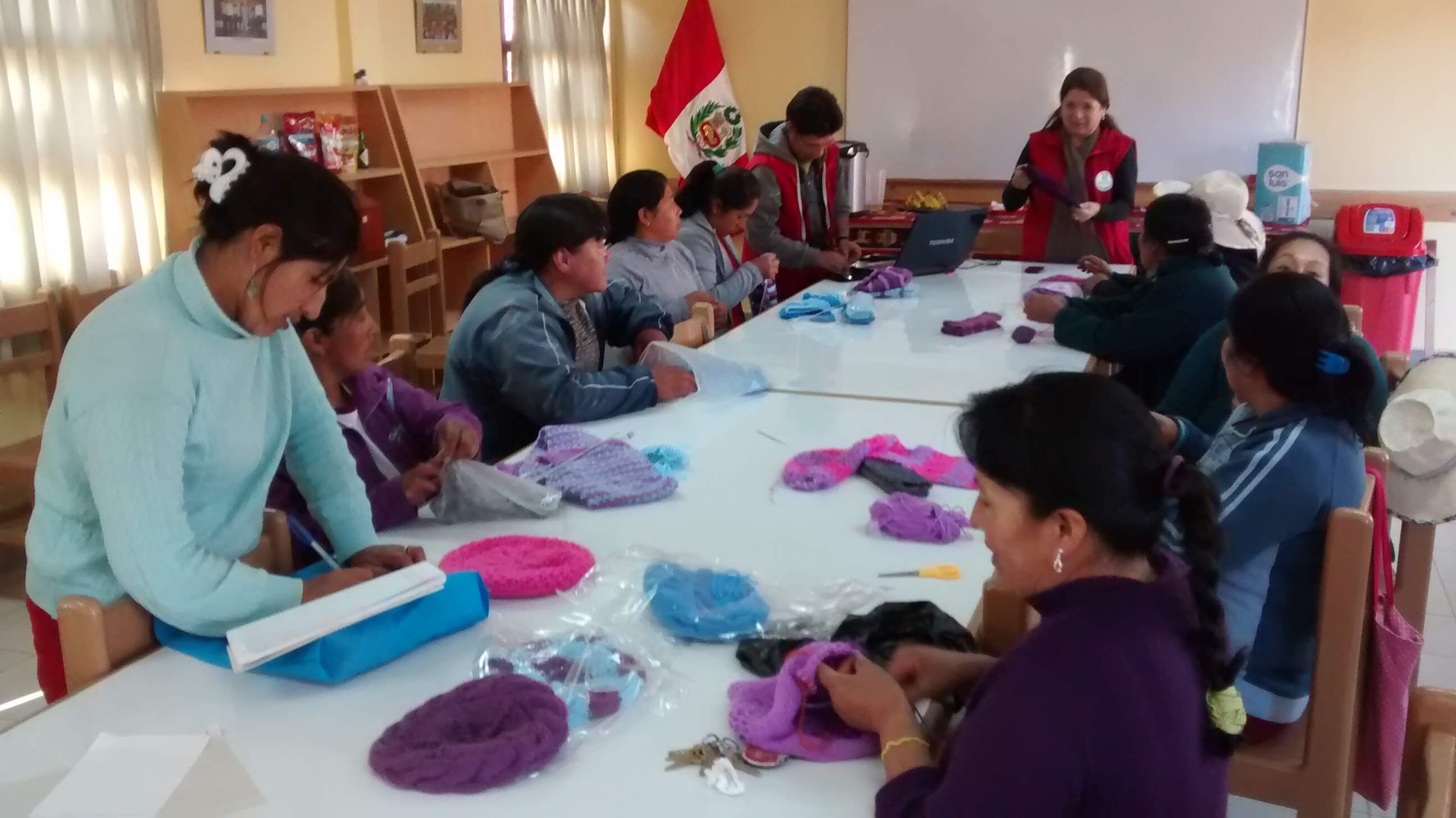 Pan Peru's weaving workshop